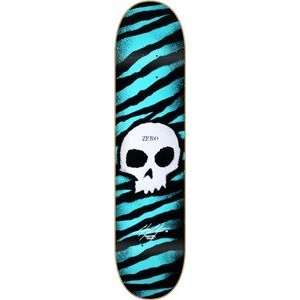  Zero Chris Cole P2 Skull Stencil Skateboard Deck   7.87 x 