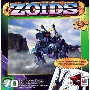  Zoids 70 piece puzzle with stickers: Toys & Games