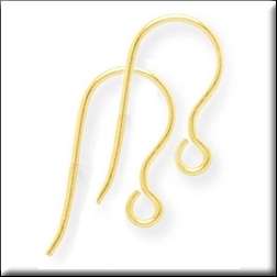 SIMPLY WHISPERS Gold French Hooks Wires  