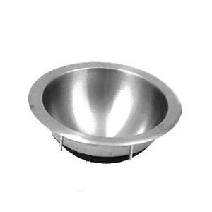  Just Round Bowl Lavatory Topmount Stainless Steel Sink 