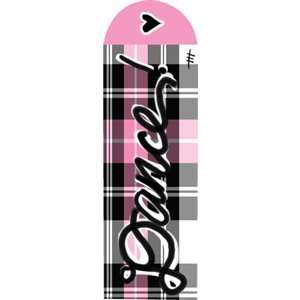  Deco Files   Pink And Plaid Black Dance   Large 