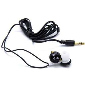  Bandai Stereo Bear Earphones Earbuds, Black: Electronics