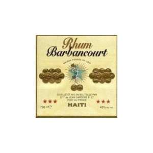    Barbancourt Three Stars Rhum 4 year old: Grocery & Gourmet Food