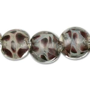  Clear with Grey and Dark Purple Center (7pcs): Arts 
