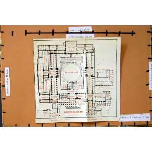  Map 1888 London Ground Floor Plan British Museum