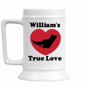  Williams True Love Stein: Custom 16oz Ceramic Stein 