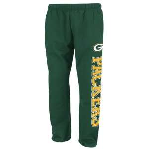  Green Bay Packers Youth Post Game Fleece Pant: Sports 