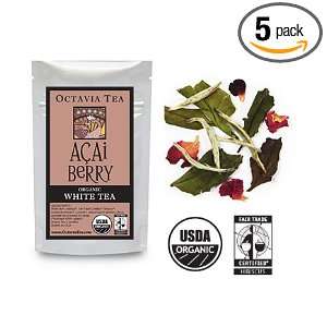 Octavia AÇAI BERRY organic white tea (sample) [5 PACK]:  