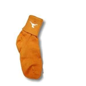  University of Texas Longhorns   Fold Over Style Socks w 
