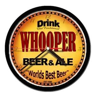  WHOOPER beer and ale cerveza wall clock: Everything Else