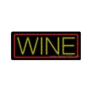  Wine Outdoor LED Sign 13 x 32: Home Improvement