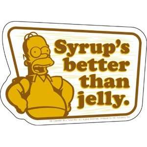    Simpsons Homer Syrup Jelly Sticker S SIM 0116 Toys & Games