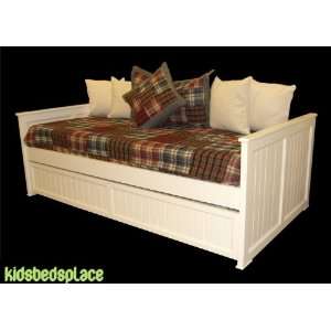  American Day Bed & Trundle White Twin Size Bed