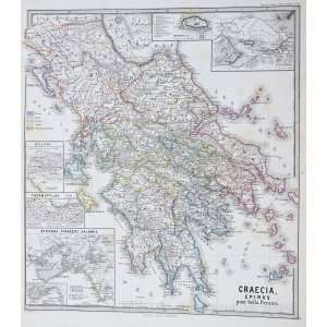  Spruner Map of Greek city States (1865): Office Products