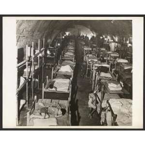 Air raid shelter,bunk beds,Rock shelters,Malta,1942: Home 