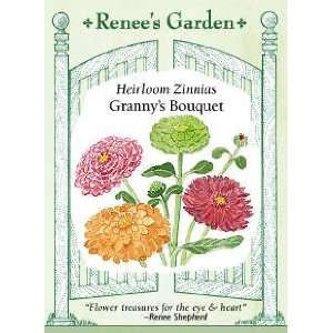  Zinnia   Grannys Bouquet Seeds Patio, Lawn & Garden