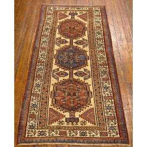    3x7 Hand Knotted Sarab Persian Rug   70x31: Home & Kitchen
