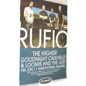  Rufio Poster   Blu Concert Flyer: Home & Kitchen