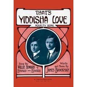  Vintage Art Thats Yiddisha Love Novelty Song   00532 7 