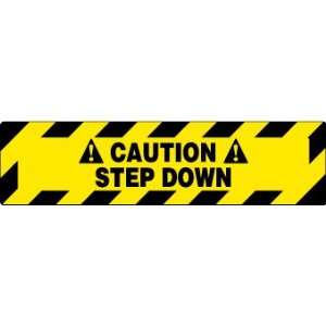  FLOOR SIGNS CAUTION STEP DOWN: Home Improvement