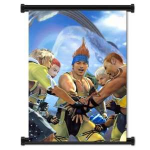  Final Fantasy X Game Fabric Wall Scroll Poster (16x21 