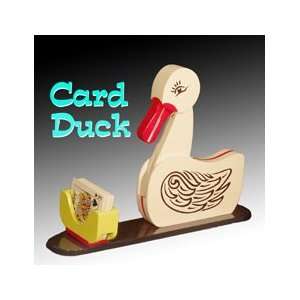   Duck Wood kid stage show magic ticks magician card 
