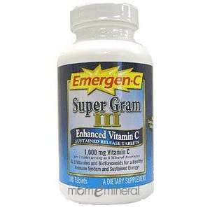  Alacer Corp Emergen C Super Gram III 180 Tablets Health 