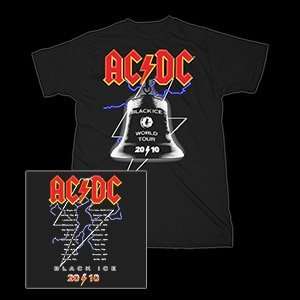 AC/DC 2009 Black Ice World Tour Concert Tee Shirt/T Shirt With The Big 