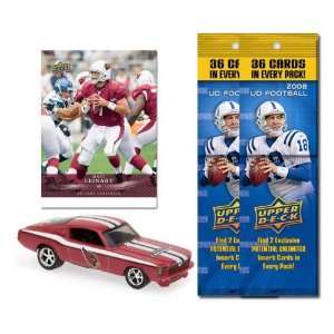 Arizona Cardinals 1967 Ford Mustang Fastback Die Cast with Matt 