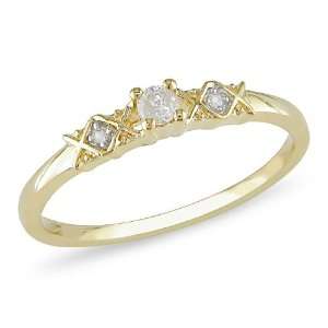   10 ct.t.w. Diamond Ring in 10k Yellow Gold, I2 I3, G H I: Jewelry