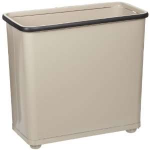 96 Gallon Open Top Waste Basket, Rectangular, 11 Width x 21 Depth x 