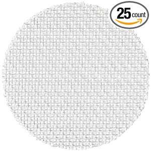  Woven Mesh Disc, White, 125 mic Opening Size, Square Openings 