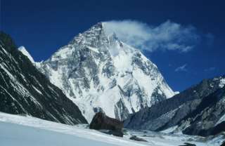 K2 mountain from south side, Karakoram mountains. K2 is the worlds 
