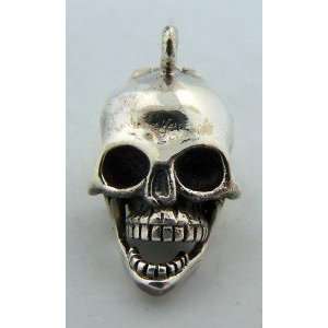  Nuns Skull Relic Reliquary Case .925 Sterling Silver 