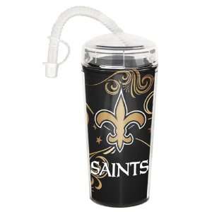 New Orleans Saints NFL Double Wall Dombed Tumbler (16oz 