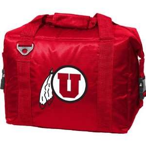  BSS   Utah Utes NCAA 12 Pack Soft Sided Cooler Everything 