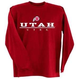  Utah Utes NCAA Red Long Sleeve T Shirt 2Xlarge Sports 