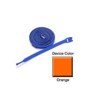  Leviton 43112 12O 12 Recloseable Velcro Tie Wrap   Orange 