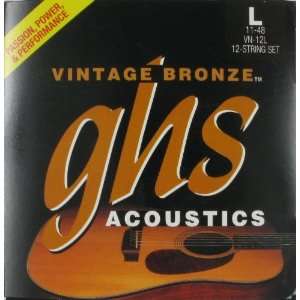   Bronze 85/15 Light 12 Strings, .011   .048, VN 12L 