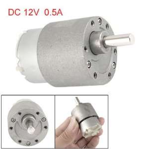   150RPM Output Speed 12V Rated Voltage 0.5A DC Geared Motor Automotive