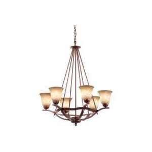   Lighting Aegean 6 Light Chandelier   5456 / 5456VR/1343   colo/5456