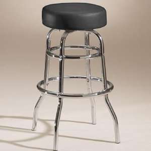   : Classico Seating Double Chrome Ring Bar Stool 135S: Home & Kitchen