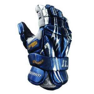  Warrior MACDADDY 2 Lacrosse Glove   12 Inch   Navy: Sports 