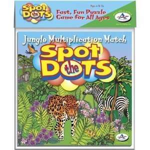  Spot The Dots Multiplication Puzzle Game: Toys & Games