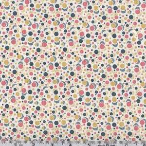  45 Wide Sunbonnet Sue Dots & Dashes Pink Fabric By The 