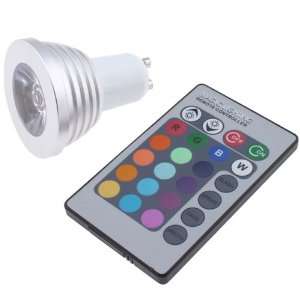  3W 16 Colors Remote RGB LED Light Bulb for Decoration Party Bar 