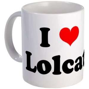 Heart Love Lolcats Internet Mug by CafePress:  Kitchen 