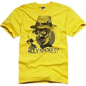  Fox Racing Holy Smokes T Shirt   X Large/Yellow 