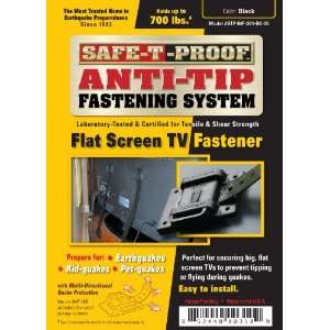  Safe T Proof Flat Screen TV Safety Fastener: Home 