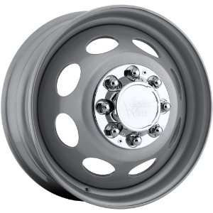   Vision Hauler Dually Steel Front 8x210 Silver Wheels Rims Inch 19.5